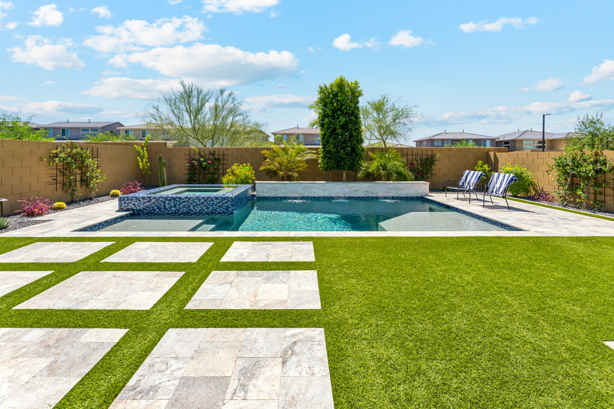 Geometric Pool Gallery – Presidential Pools & Spas