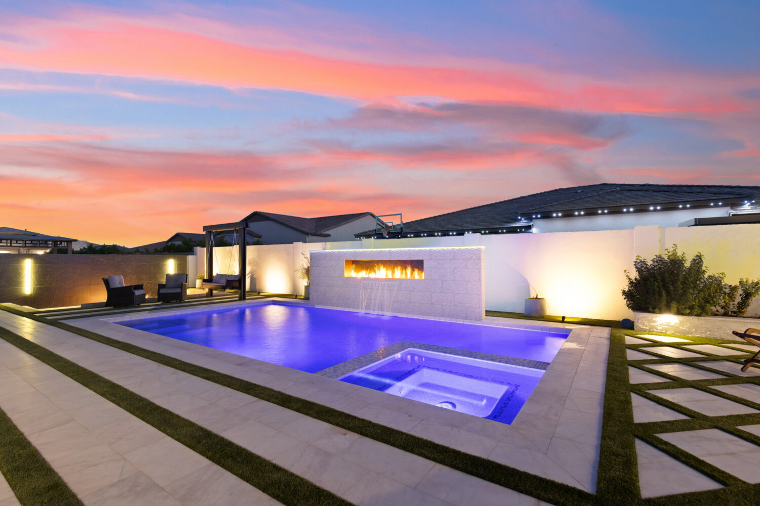 Geometric Pool Gallery – Presidential Pools & Spas