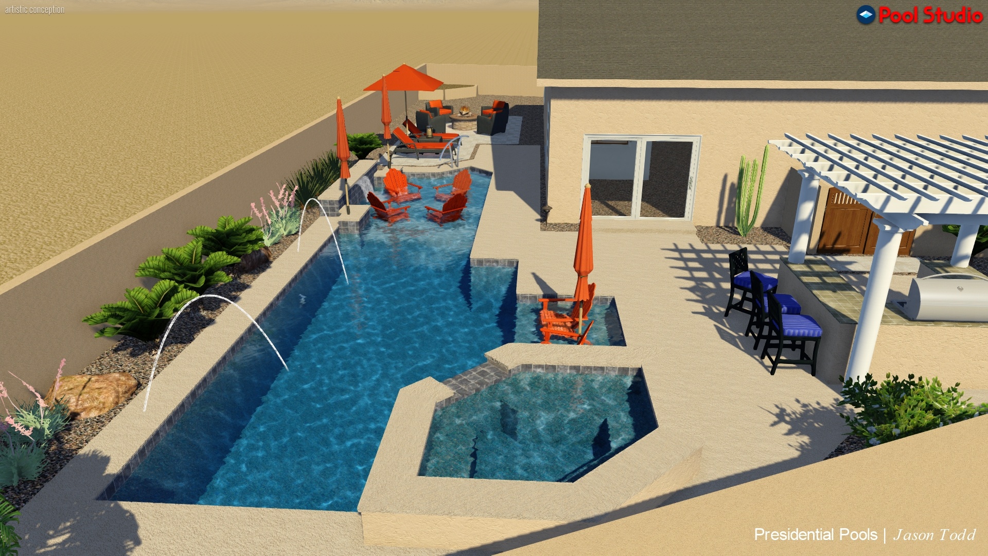 Tucson Swimming Pool Design Baja Decks