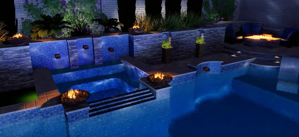 Mediterranean Grecian Pool Screenshot